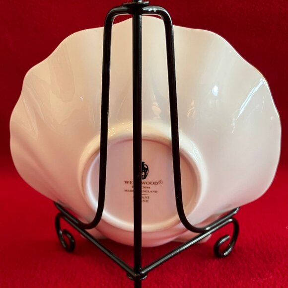 Vintage Wedgwood Kutani Crane Scallop Shell Shaped Dish - Picture 8 of 8